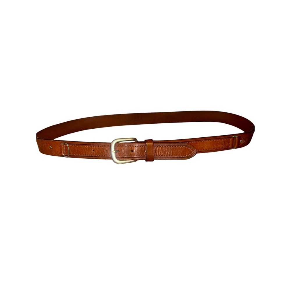 LAUREN Ralph Lauren Leather Belt Featuring A Stirrup-Inspired Design Size 42‎